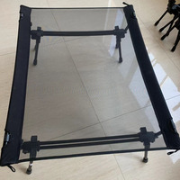 Lit de camping pliable portable pour chien et animal de compagnie, cadre en alliage d'aluminium robuste, 75*100cm, taille personnalisée, maille en nylon, chambre à coucher, extérieur