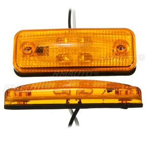 2/4/6 pièces, 4 LED, clignotants latéraux ambre, feux de signalisation, lampes pour bus, camions, remorques, caravanes, 12~24V E8 - Product Image 5