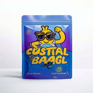 Customized Side Heat-Sealed Mylar <b>Bags</b> 3.5 <b>Resealable</b> <b>Plastic</b> Smell-Proof Zipper Pouch Package Cali <b>Bags</b> - Product Image 4