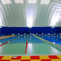 Stade gonflable de sport de dôme d'air de structure de membrane de PVDF,PVF pour le fabricant de sool de natation