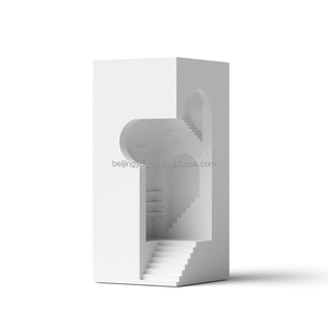 Applique murale en gypse blanc de style européen avec LED 3W 3000K blanc chaud pour salon, chambre à coucher, décoration intérieure - Product Image 2