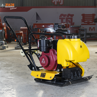 Compacteur à plaque vibrante durable ZUJI PC90 homologué CE, moteur à essence, haute efficacité de compactage pour asphalte et gravier