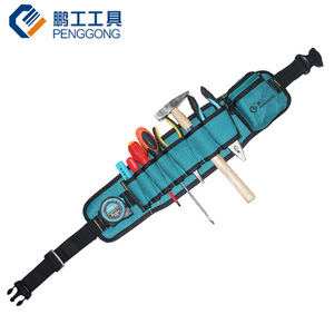Penggong <b>Tool</b> Waist Bag Oxford Cloth Water Resistant Hammer Holder Belt <b>Tool</b> <b>Roll</b> For Plumbing Electrical Repair - Product Image 1