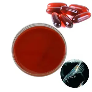 Prueba de metales pesados de gel blando de aceite de krill de alta calidad 100% puro que contiene astaxantina, fosfolípidos de EPA y DHA al por mayor