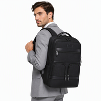Sac de voyage urbain élégant de haute qualité, bandoulière réglable, résistant à l'eau, sac à dos pour ordinateur portable professionnel