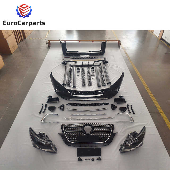 Rear Bumper Protection Mat - Matte Black For Mercedes Vito / V-Class W447 (2014+)
