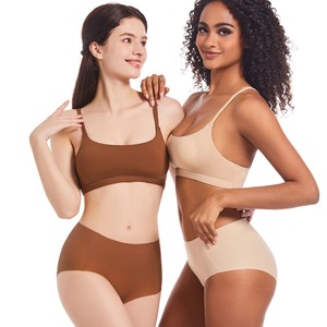 Özelleştirilmiş marka logo kadınlar tam fincan yastıklı bayanlar iç çamaşırı seksi sütyen ve külot yeni tasarım iç çamaşırı seksi sutyen Penty seti - Product Image 4