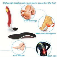Sol Ortopedi untuk Kaki Rata yang Dapat Dipotong, Penyangga Lengkung Kaki yang Kuat, Sol Sepatu untuk Koreksi Overpronasi, Pereda Nyeri Kaki, Unisex