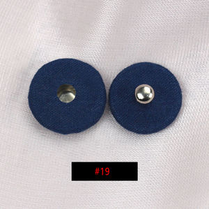 Bán Buôn Phụ Nữ Vải Bao Phủ Satin Trim Nút Kim Loại Chân Nút Cho Trẻ Em Trẻ Em Quần Áo - Product Image 4