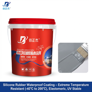 Membrane liquide élastomère résistante aux UV, revêtement imperméable en caoutchouc de silicone pour toits, piscines, surfaces métalliques - Product Image 1