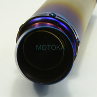 Modifiye Scooter susturucu PCX 125 NMAX üzerinde kayma 155 CBR 929 GY6 maymun Minibikes susturucu evrensel 51mm motosiklet egzoz borusu