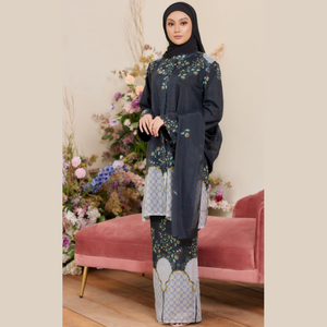 Vestido Musulmán Moderno SIPO para Eid, Elegante Diseño de Kebaya, Venta al por Mayor, Baju Kurung, Servicio OEM de China, Tela Personalizable - Product Image 1