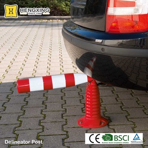 Directo de fábrica 780mm Durable <span class=keywords><strong>EVA</strong></span> 100mm Diámetro Reflectante Advertencia <span class=keywords><strong>Post</strong></span> Flexible Bolardo Delineador - Product Image 5