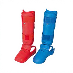 Wholesale Popular Design Best Quality Light Weight Stretchable Breathable PU Leather Karate Shin Instep Training Equipment for - Product Image 1
