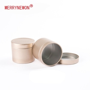 40ml 40g Small Custom Frosted Gold Empty Aluminum Cosmetic Lipstick Screw Cap Flower Tea Metal Tin Can Box Packaging - Product Image 2