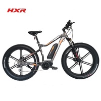 26 pouces alliage de magnésium intégré roue gros pneu ebike avec 350W mi moteur d'entraînement