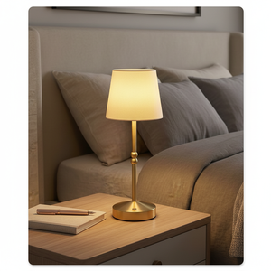 Modern Cordless <strong>Table</strong> Lamp with 5200mAh Rechargeable Battery Wireless Touch Control Stepless Dimming Simple Design for Decor - Product Image 1