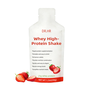 Shake à la fraise riche <span class=keywords><strong>en</strong></span> protéines, boisson de récupération musculaire après l'entraînement, vente <span class=keywords><strong>en</strong></span> gros - Product Image 1