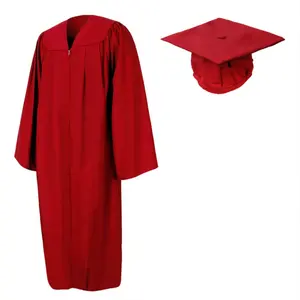High School Graduation Gown with Multiple Colors and Sizes