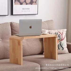 Mesa auxiliar, mueble auxiliar para sofá de madera maciza, mesa esquinera, mesa de centro pequeña móvil, mini mesita de noche, mesita pequeña junto a la cama - Product Image 2
