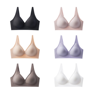 Meilleure vente chaude sans couture grande <span class=keywords><strong>taille</strong></span> Push up Sexy levage fabricants portent une sensation nue haut de <span class=keywords><strong>soutien</strong></span>-<span class=keywords><strong>gorge</strong></span> de sport de tous les jours pour les femmes - Product Image 1