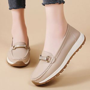 Zapatos Planos de Moda 2025 para Mujer, Talla Grande, Cómodos, con Plantilla de PU, Antideslizantes, con Suela Suave para Mamás - Product Image 4