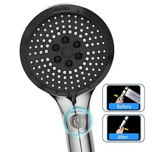 Soffione doccia filtrata ad alta pressione 6 modalità di spruzzatura con pulsante ON/OFF - Product Image 2