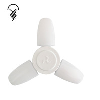 Haute luminosité cinq feuilles en forme d'éventail LED ampoule Garage lampe LED pliable laisser la lumière