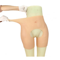 Culottes sexy rehausseurs de fesses pour transgenres, fesses volumineuses, hanches artificielles, culottes en silicone pour améliorer les fesses féminines