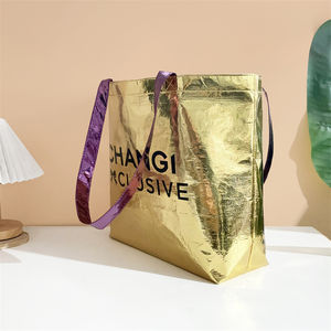 Bolsa de Compra Reutilizable de RPET Reciclado, Resistente, con Logotipo Personalizado Impreso, Ecológica, Tamaño Personalizado - Product Image 5