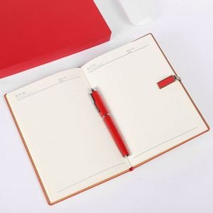 Wholesale Promotional Business Notebook Journal for Gifts Custom Diary PU Leather Magnetic <b>Note</b> <b>Book</b> Pen Gift Set With USB Drive - Product Image 2