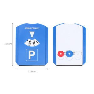 Timer cakram parkir plastik multifungsi, dengan pengikis es dan koin troli <span class=keywords><strong>3</strong></span> in 1 - Product Image 4