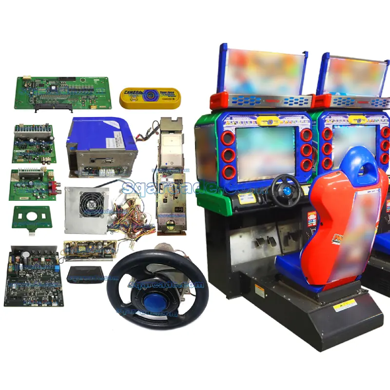 90% أصلي جديد عملة تعمل ماريو كارت أركيد سيارة سباق فيديو محاكي الرسم آلة لعبة كيت للبيع