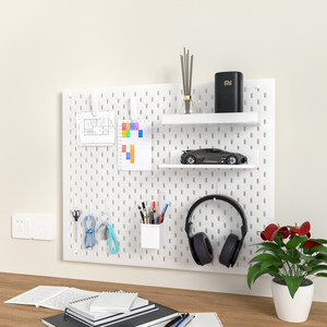 Tablero de almacenamiento multi-orificios para uso doméstico, tablero acrílico poroso blanco, negro, transparente, PMMA personalizado, procesamiento de precisión, grabado láser CNC - Product Image 2