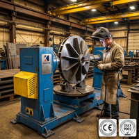 Positionneur de robot de soudage 6 axes, dispositif de serrage personnalisé, table rotative servo-électrique, poste de travail pour la fabrication métallique