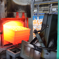 Cylindres de broyage en fonte à faible teneur en chrome pour l'industrie du ciment, les centrales thermiques, l'usine de broyage fin chimique, personnalisés - 70/80 mm