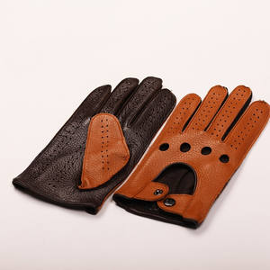 <span class=keywords><strong>Gants</strong></span> en cuir de daim pour homme, fabrication sur mesure, vente en gros, style occidental, pour la conduite, mode hiver, usage quotidien - Product Image 2