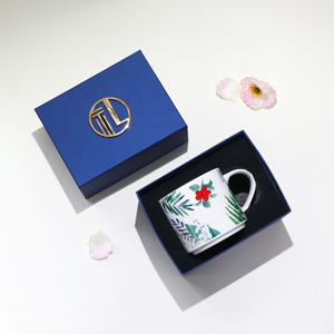 מותג יצירתי מתנה הספק קרמיקה פורצלן פריז מותאם אישית dubai london מזכרת עם קופסת מתנה כף - Product Image 5