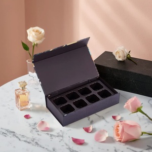 Biodegradable Custom Soy Ink Printing Square Cardboard Magnetic Foldable Jewelry Packaging <b>Box</b> for <b>Eid</b> Mubarak <b>Gift</b> Candle - Product Image 6