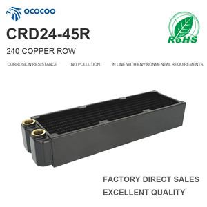 Ococoo CRD24-45R 3Pin 4Pin Đồng Tản Nhiệt Làm Mát PC Fan Pwm Điều Khiển Tốc Độ Cho Máy Tính CPU Máy Tính Xách Tay Máy Chủ Nước Hệ Thống Làm Mát - Product Image 3