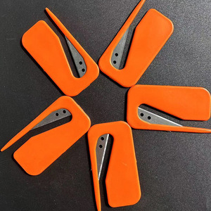 Plastic Letter Opener Stainless Steel Blade Manual Paper Cutter For Office Use - Product Image 1