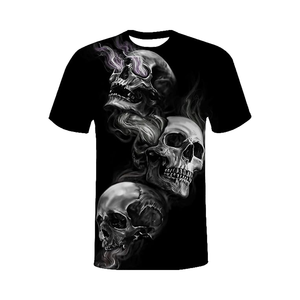 T-shirt à manches courtes et col rond pour homme, 100 % polyester peigné, écologique, design vierge pour impression style jeune - Product Image 4