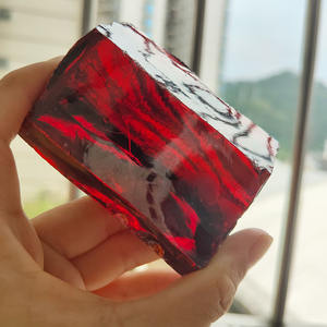 พลอยโกเมนสังเคราะห์แบบหยาบคิวบิกเซอร์โคเนียแบบไม่เจียระไนหยาบสำหรับทำเครื่องประดับ - Product Image 5