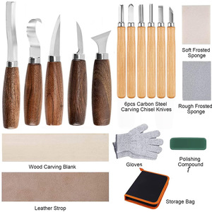 Ensemble de couteaux de <span class=keywords><strong>jardinage</strong></span> manuels droits, machettes et couteaux à découper pour la coupe du bois et le décapage - Product Image 2