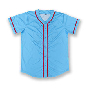 Conjunto Deportivo Unisex de Alta Calidad para Sóftbol y Béisbol, Transpirable, de Malla de Spandex/Poliéster, Anti-UV, Teñido con Técnica de Transferencia de Calor - Product Image 2