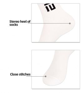 High Quality Fashion Wholesale Multicolor Jacquard logo Crew Athletic <b>Socks</b> Men Custom Sports <b>Socks</b> for Men - Product Image 6