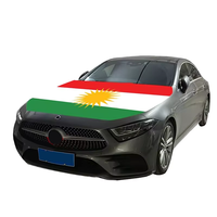 Housse de capot élastique avec drapeau national Jordanien pour la plupart des voitures, SUV, berlines – Décoration patriotique, accessoires de défilé automobile