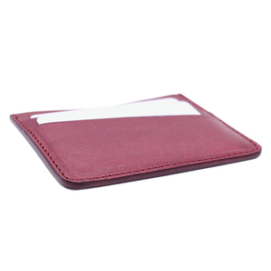 Cartera minimalista de piel curtida vegetal para hombre, tarjetero, cartera delgada para hombre - Product Image 5