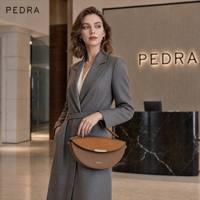 Sac à main demi-lune pour femme en cuir PU PEDRA, sac à bandoulière avec sangle amovible, vente en gros, MOQ25, couleurs assorties, en stock