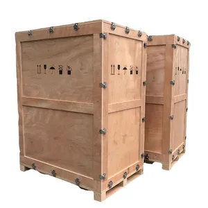 Timber Shipping Box For Transporting Machinery Parts Factory Hot Selling Wooden Crates Wholesale Cheap Wood Crate From China